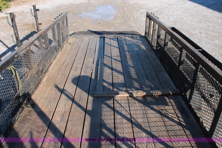 image for item H5525 2010 Horsecreek tandem axle flatbed utility trailer