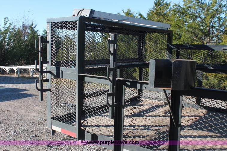 image for item H5525 2010 Horsecreek tandem axle flatbed utility trailer