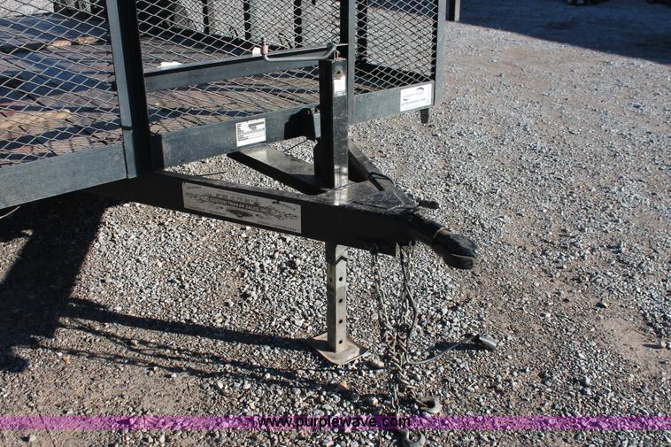 image for item H5525 2010 Horsecreek tandem axle flatbed utility trailer