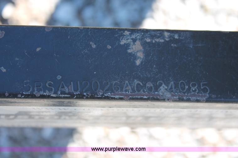 image for item H5525 2010 Horsecreek tandem axle flatbed utility trailer