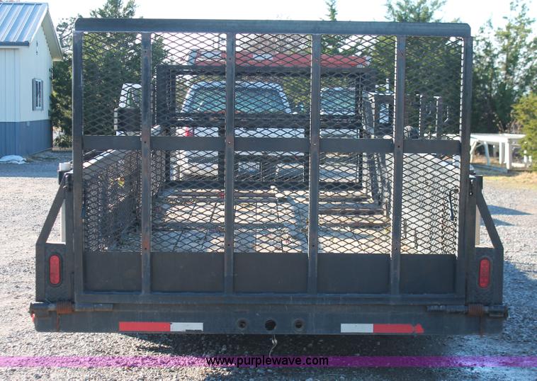 image for item H5526 2010 Horsecreek tandem axle flatbed utility trailer