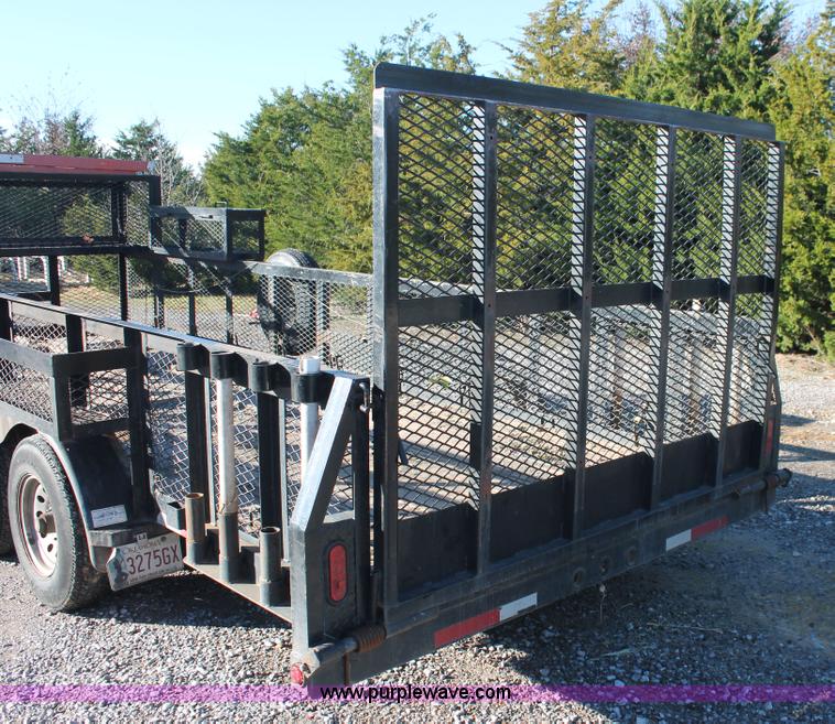 image for item H5526 2010 Horsecreek tandem axle flatbed utility trailer