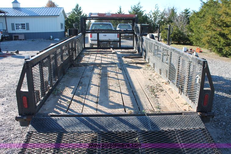 image for item H5526 2010 Horsecreek tandem axle flatbed utility trailer