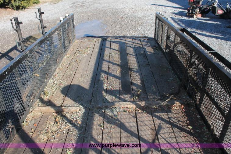 image for item H5526 2010 Horsecreek tandem axle flatbed utility trailer