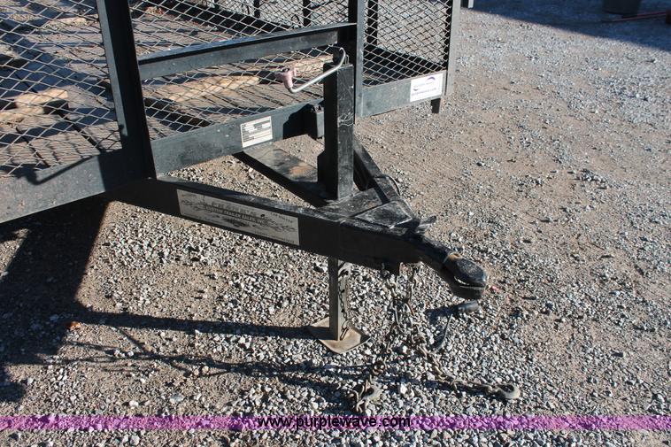 image for item H5526 2010 Horsecreek tandem axle flatbed utility trailer