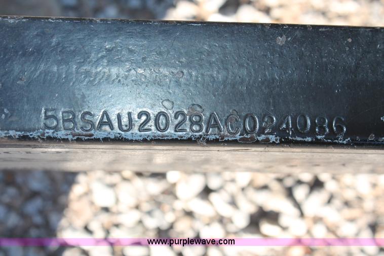 image for item H5526 2010 Horsecreek tandem axle flatbed utility trailer