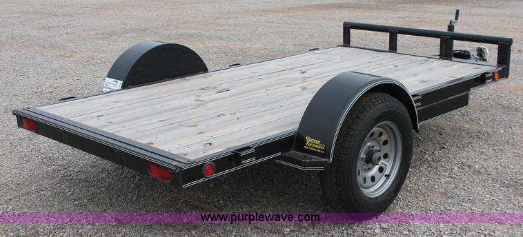 image for item H5986 2013 Lamar flatbed utility trailer