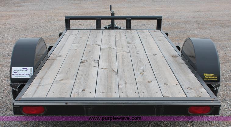 image for item H5986 2013 Lamar flatbed utility trailer