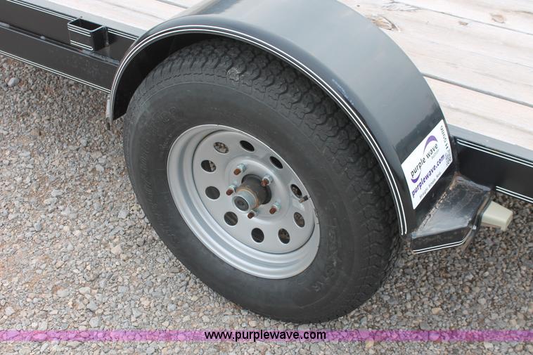 image for item H5986 2013 Lamar flatbed utility trailer