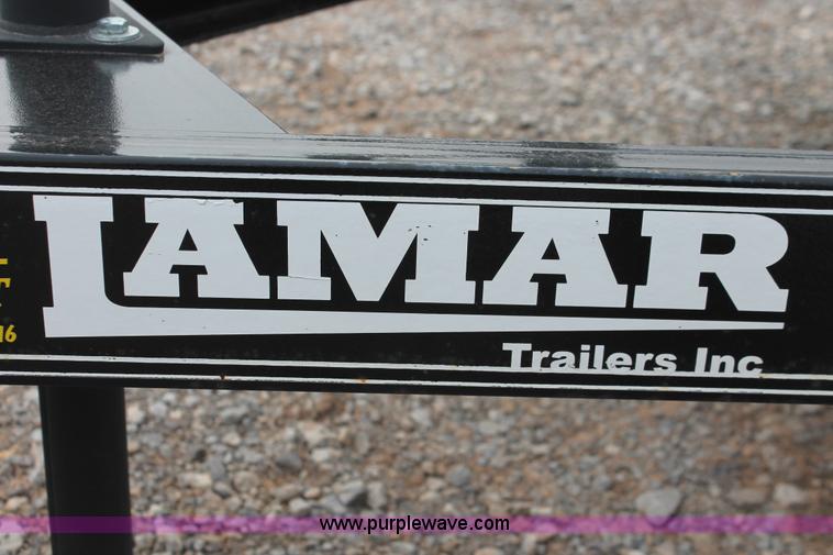 image for item H5986 2013 Lamar flatbed utility trailer