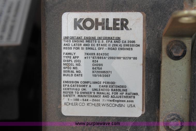 image for item H5989 2008 Grasshopper 620T2 ZTR lawn mower