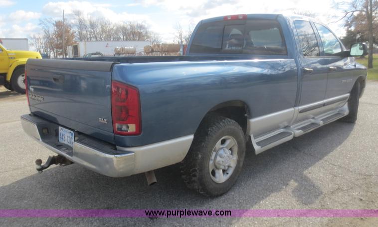 image for item I2140 2003 Dodge Ram 2500 SLT Quad Cab pickup truck