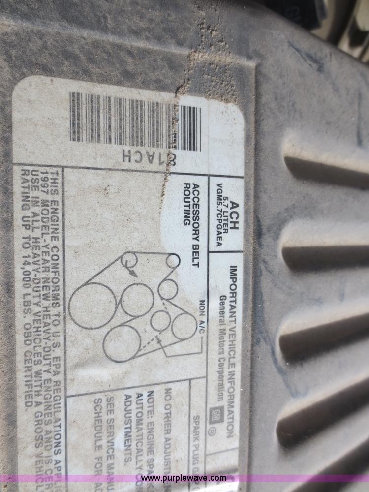 image for item I2141 1997 Chevrolet Silverado 2500 Ext. Cab pickup truck