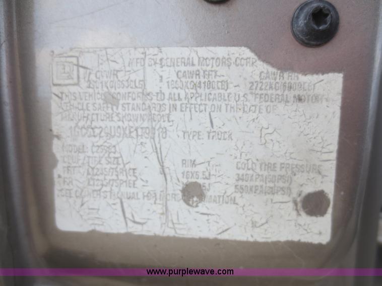 image for item I2147 1999 Chevrolet Silverado 2500 LS Ext. Cab pickup truck