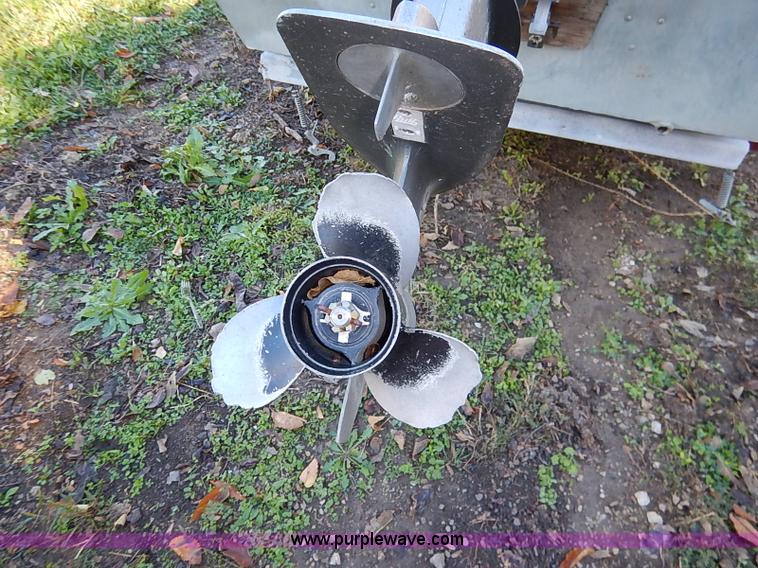 image for item I5388 Lowe Line aluminum flat bottom boat