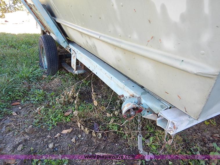 image for item I5388 Lowe Line aluminum flat bottom boat