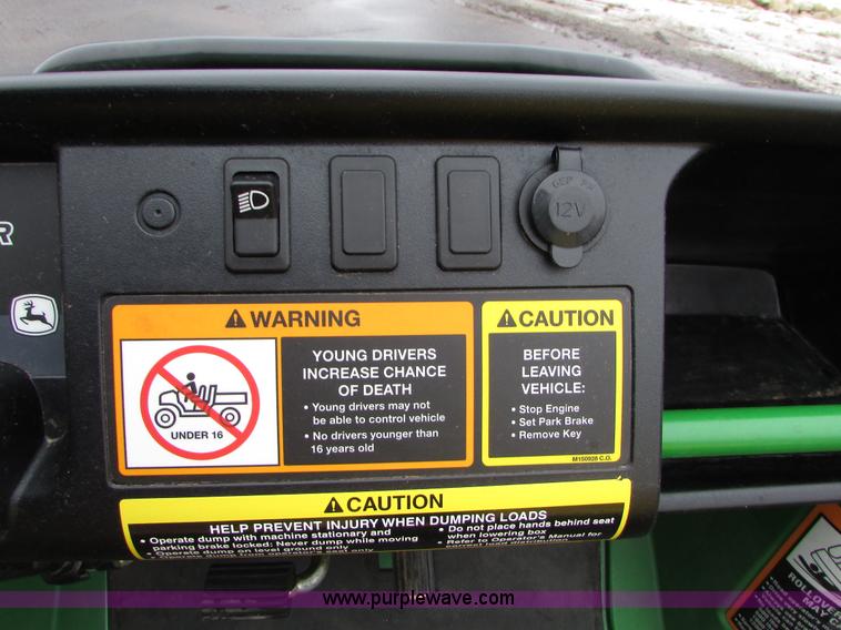 image for item I6687 2013 John Deere TH Gator utility vehicle