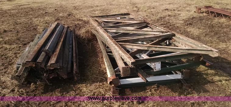 image for item I6918 Assorted steel shelving