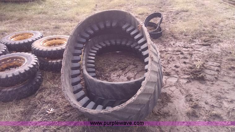 image for item I6921 Case skid steer rubber tracks