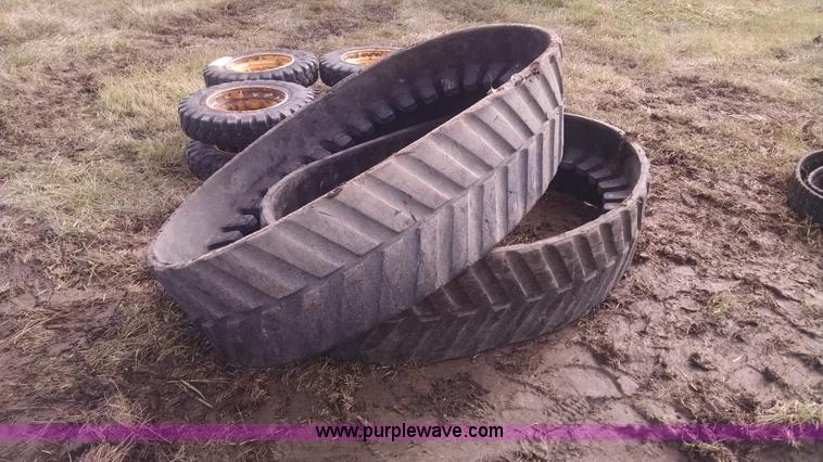 image for item I6921 Case skid steer rubber tracks