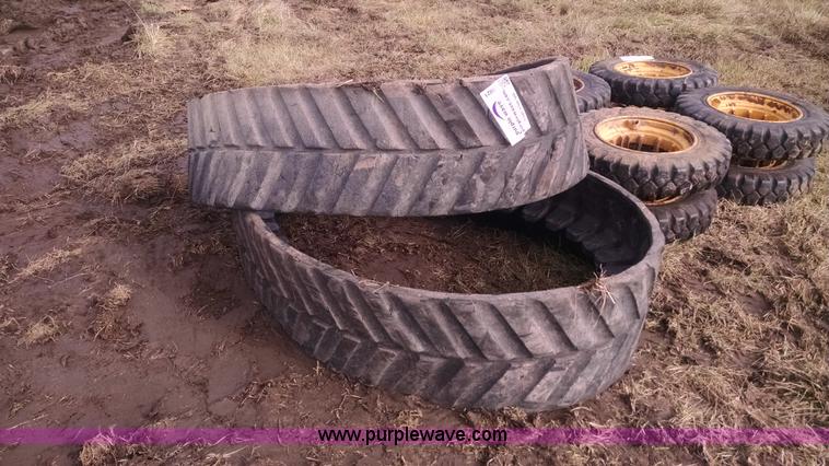 image for item I6921 Case skid steer rubber tracks