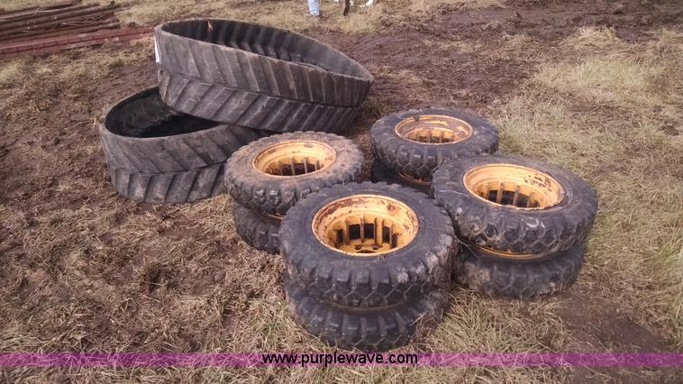 image for item I6921 Case skid steer rubber tracks