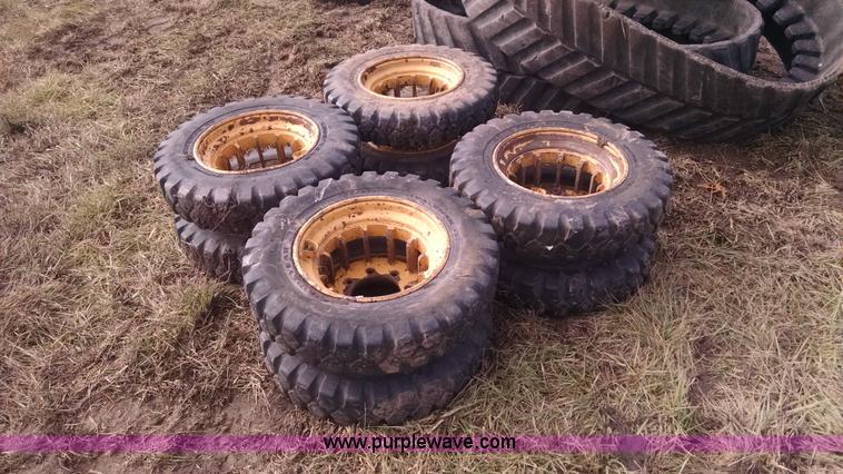 image for item I6921 Case skid steer rubber tracks