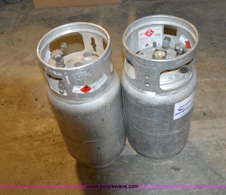 image for item I6931 (2) standard forklift propane tanks
