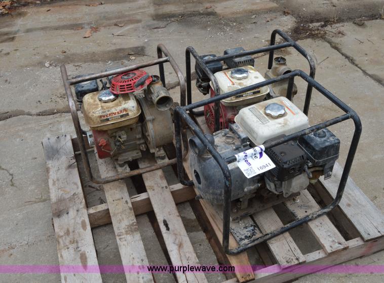 image for item I6941 (3) Honda LB20X 2" water pumps