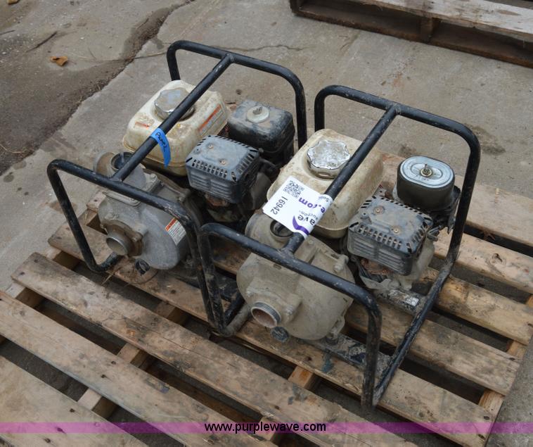 image for item I6942 (2) Honda WB20XT 2" water pumps