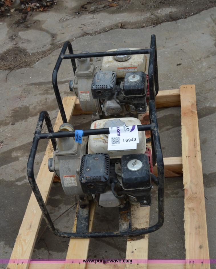 image for item I6943 (2) Honda WB20XT 2" water pumps