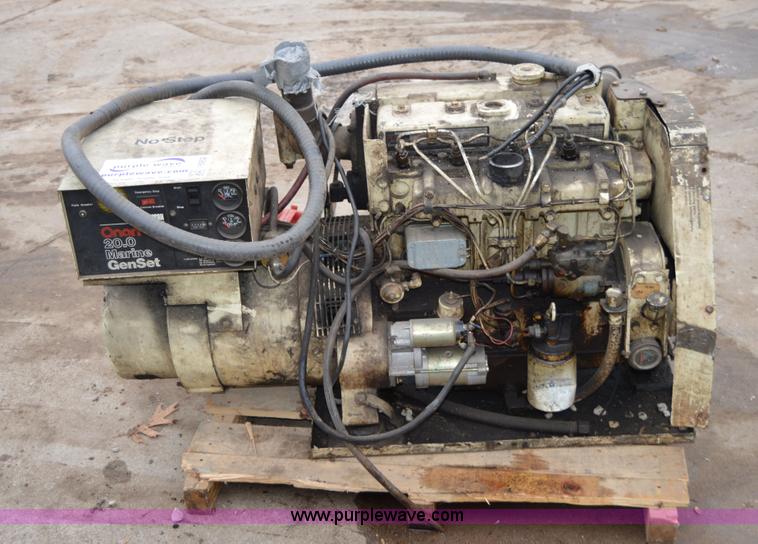 image for item I6952 Onan 20.0 marine generator set