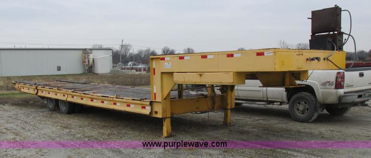 image for item I8826 2004 Shop built flatbed trailer