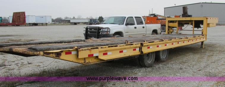 image for item I8826 2004 Shop built flatbed trailer