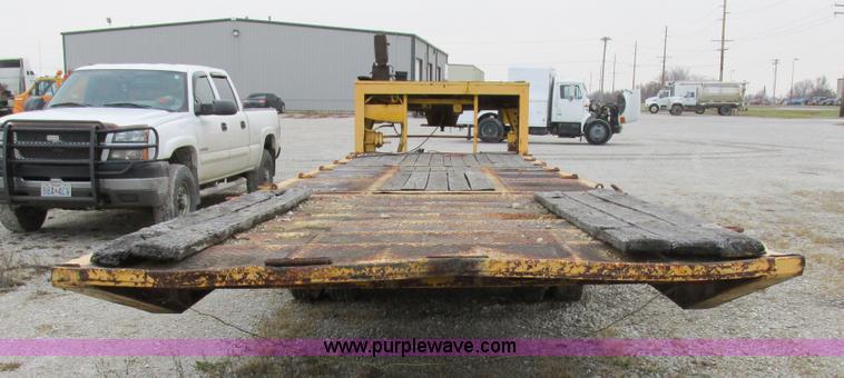 image for item I8826 2004 Shop built flatbed trailer