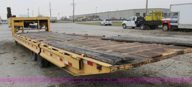 image for item I8826 2004 Shop built flatbed trailer