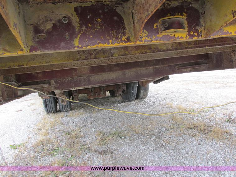 image for item I8826 2004 Shop built flatbed trailer