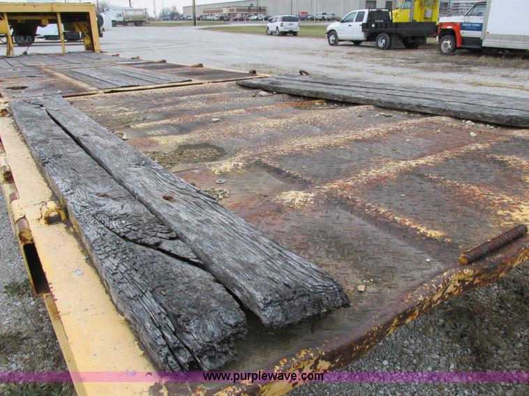 image for item I8826 2004 Shop built flatbed trailer