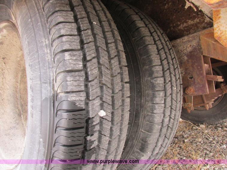 image for item I8826 2004 Shop built flatbed trailer