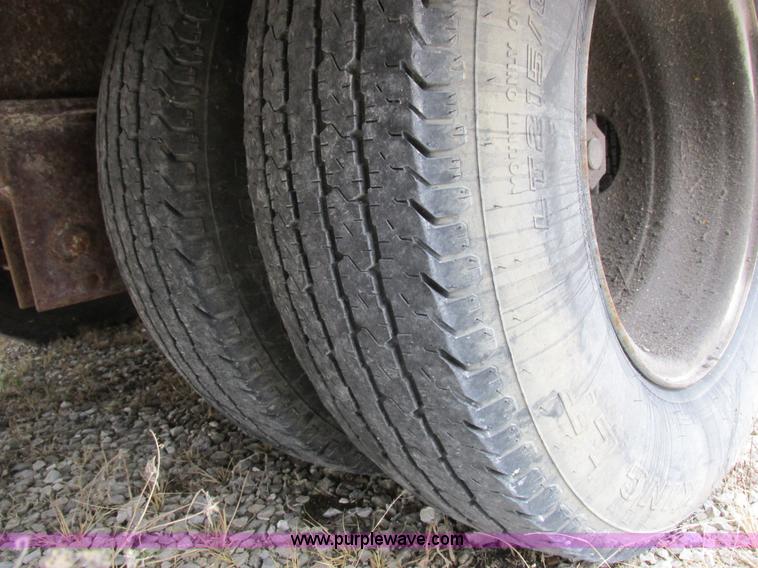 image for item I8826 2004 Shop built flatbed trailer