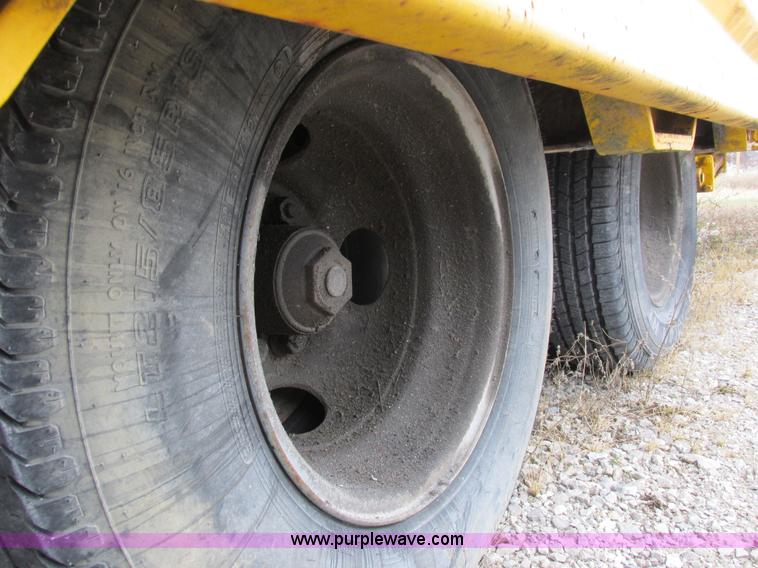 image for item I8826 2004 Shop built flatbed trailer