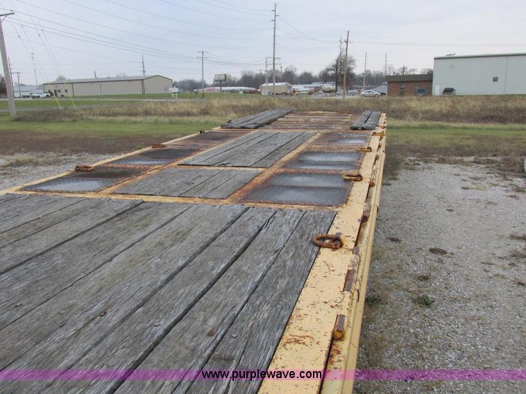 image for item I8826 2004 Shop built flatbed trailer