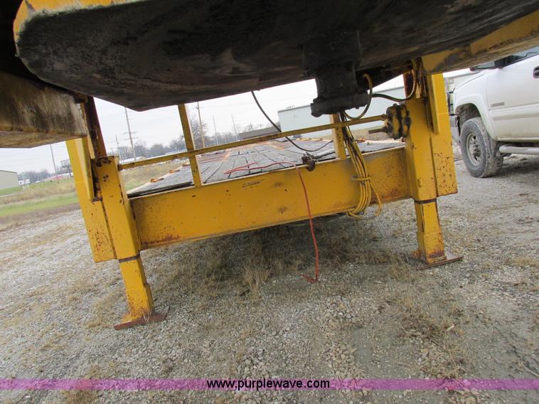 image for item I8826 2004 Shop built flatbed trailer