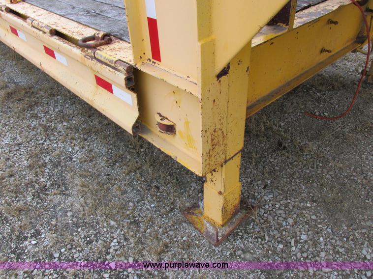 image for item I8826 2004 Shop built flatbed trailer