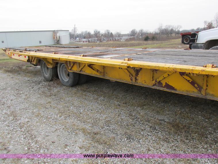 image for item I8826 2004 Shop built flatbed trailer