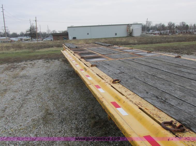 image for item I8826 2004 Shop built flatbed trailer