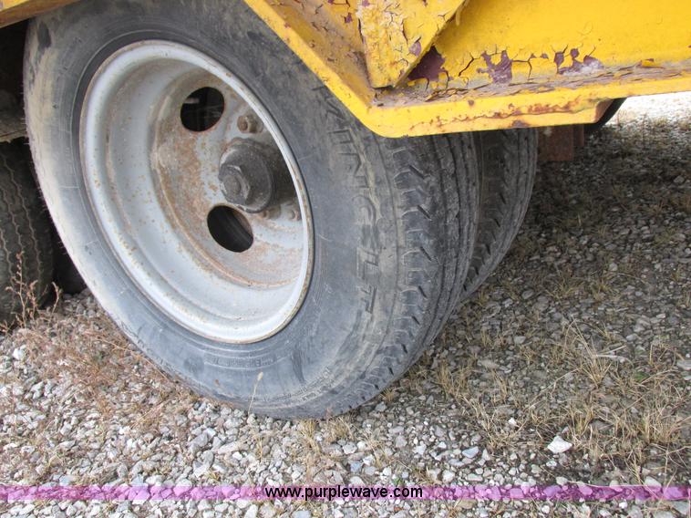 image for item I8826 2004 Shop built flatbed trailer