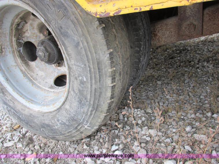 image for item I8826 2004 Shop built flatbed trailer