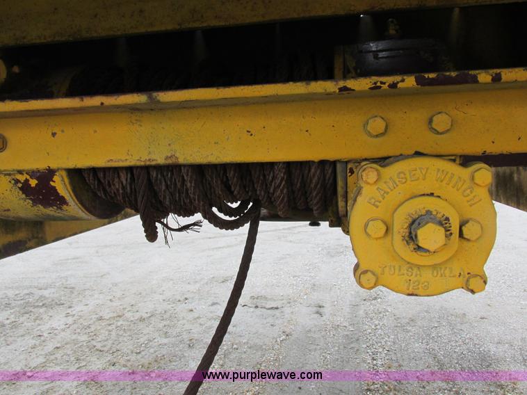 image for item I8826 2004 Shop built flatbed trailer