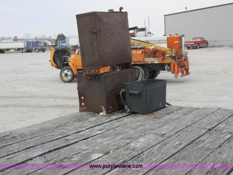 image for item I8826 2004 Shop built flatbed trailer